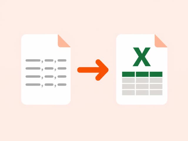 CSV to XLSX illustration