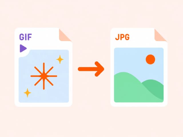 GIF to JPG illustration