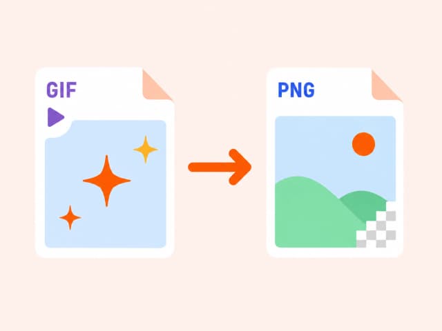 GIF to PNG illustration