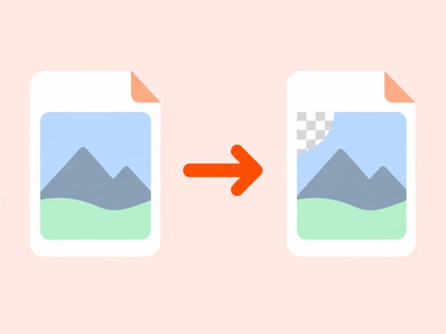 JPG to PNG illustration