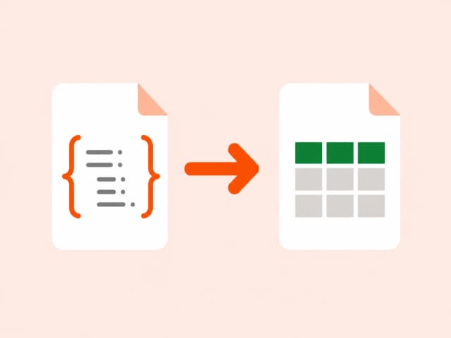 JSON to CSV illustration